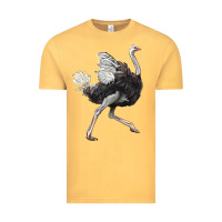 Vintage Mustard Ostrich Vintage Tee - LillyAllenDesigns