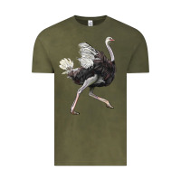 Vintage Olive Ostrich Vintage Tee - LillyAllenDesigns