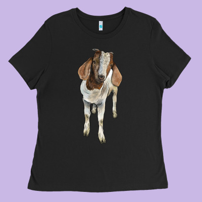 Boer Goat Ladies Tee Designed By Lillyallendesigns