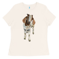 Bone boer goat Ladies Tee - LillyAllenDesigns