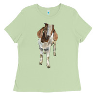 Matcha boer goat Ladies Tee - LillyAllenDesigns
