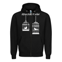 Black Attempted Murder Zipper Hoodie - Bettercallsaul
