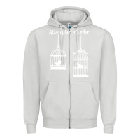 Dove Grey Attempted Murder Zipper Hoodie - Bettercallsaul