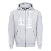 Heather Grey Attempted Murder Zipper Hoodie - Bettercallsaul