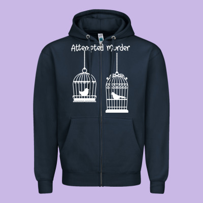 Attempted Murder Zipper Hoodie Designed By Bettercallsaul
