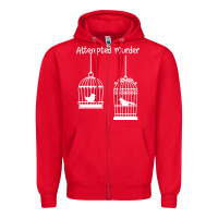 Red Attempted Murder Zipper Hoodie - Bettercallsaul