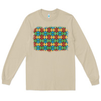 Mushroom autism awareness background Long Sleeve Tee - Artiststas