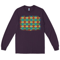 Plum autism awareness background Long Sleeve Tee - Artiststas