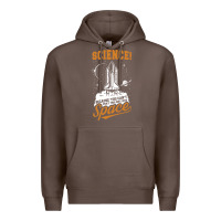 Coffee Science: Because You Can't Pray This Shit Into Space Premium Hoodie - artisFamous