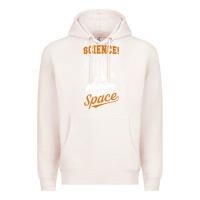 Pale Pink Science: Because You Can't Pray This Shit Into Space Premium Hoodie - artisFamous