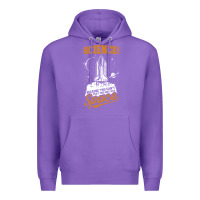 Purple Science: Because You Can't Pray This Shit Into Space Premium Hoodie - artisFamous