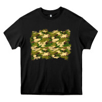 Black camouflage background Heavy Core Tee - BundleAndBundleShop