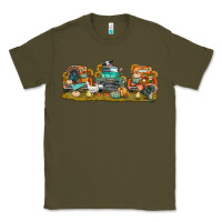Army Green thanksgiving trucks bbs Classic Tee - BundleAndBundleShop