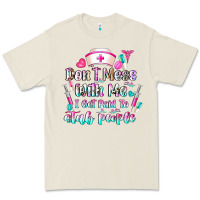 Bone Don't Mess With Me I Get Paid To Stab People Premium Tee - CowhideDigitalArt