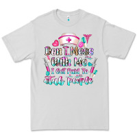 Dove Grey Don't Mess With Me I Get Paid To Stab People Premium Tee - CowhideDigitalArt