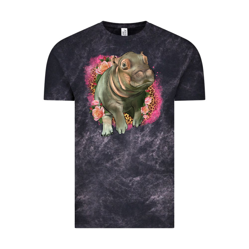 Leopard Baby Hippo Vintage Tee by LillyAllenDesigns | Teevron