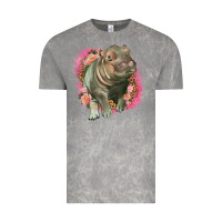 Cloud Rock leopard baby hippo Vintage Tee - LillyAllenDesigns