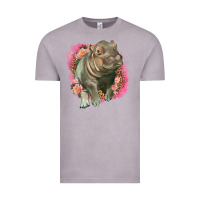Vintage Zinc leopard baby hippo Vintage Tee - LillyAllenDesigns