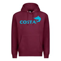 Burgundy costa Premium Hoodie - artisFamous