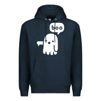 Navy ghost of disapproval Premium Hoodie - artisFamous