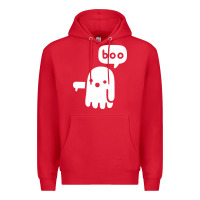 Red ghost of disapproval Premium Hoodie - artisFamous