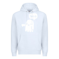 White ghost of disapproval Premium Hoodie - artisFamous