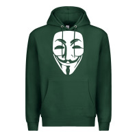 Sports Green anonymous misteryous Premium Hoodie - artisFamous