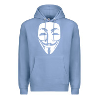 Colony Blue anonymous misteryous Premium Hoodie - artisFamous