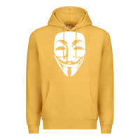 Mustard anonymous misteryous Premium Hoodie - artisFamous