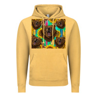 Vintage Mustard bear tumbler Vintage Hoodie - BarkalooDesign