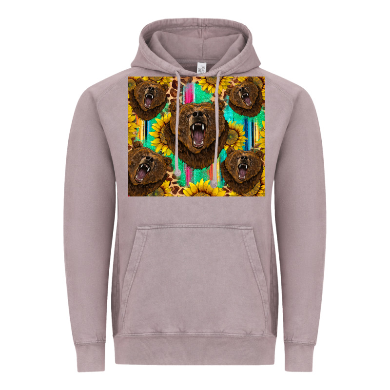 Bear Tumbler Vintage Hoodie by BarkalooDesign | Teevron