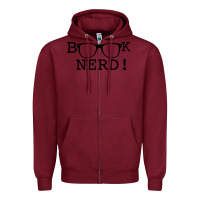 Burgundy b k nerd Zipper Hoodie - Bettercallsaul