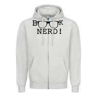 Dove Grey b k nerd Zipper Hoodie - Bettercallsaul
