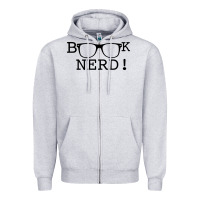 Heather Grey b k nerd Zipper Hoodie - Bettercallsaul