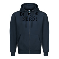 Navy b k nerd Zipper Hoodie - Bettercallsaul