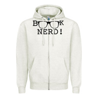 Oatmeal Heather b k nerd Zipper Hoodie - Bettercallsaul