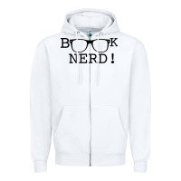 White b k nerd Zipper Hoodie - Bettercallsaul