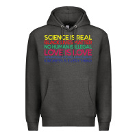 Charcoal Heather Anti Trump Science is Real Black Lives Matter T shirt Premium Hoodie - artisFamous
