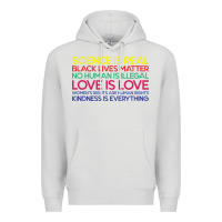 Dove Grey Anti Trump Science is Real Black Lives Matter T shirt Premium Hoodie - artisFamous