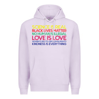 Lilac Anti Trump Science is Real Black Lives Matter T shirt Premium Hoodie - artisFamous