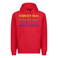 Red Anti Trump Science is Real Black Lives Matter T shirt Premium Hoodie - artisFamous