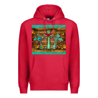 Cardinal crosses tumbler Premium Hoodie - BarkalooDesign