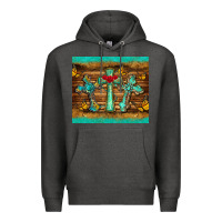 Charcoal Heather crosses tumbler Premium Hoodie - BarkalooDesign