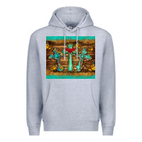 Heather Grey crosses tumbler Premium Hoodie - BarkalooDesign