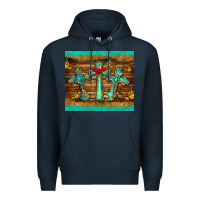 Navy crosses tumbler Premium Hoodie - BarkalooDesign