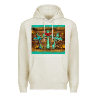 Oatmeal Heather crosses tumbler Premium Hoodie - BarkalooDesign