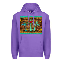 Purple crosses tumbler Premium Hoodie - BarkalooDesign
