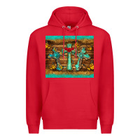 Red crosses tumbler Premium Hoodie - BarkalooDesign