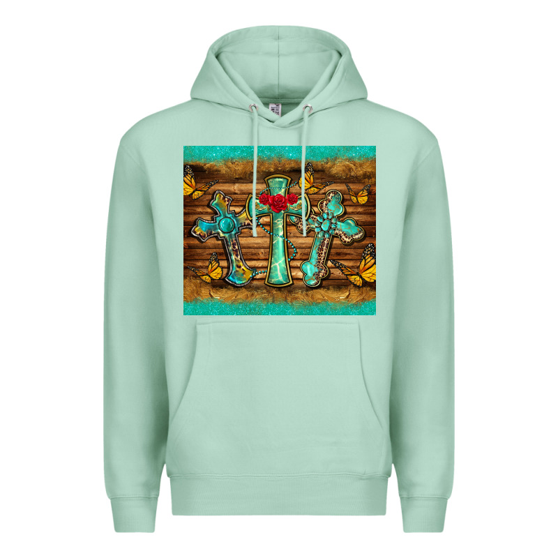 Crosses Tumbler Premium Hoodie by BarkalooDesign | Teevron