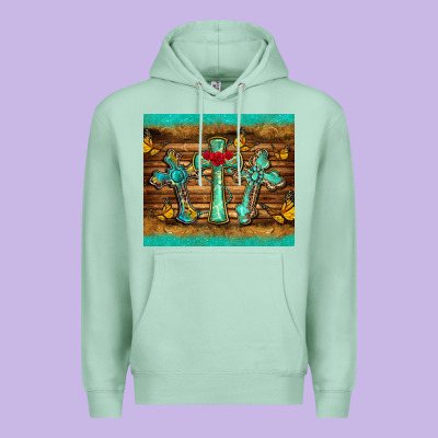 Crosses Tumbler Premium Hoodie Designed By Barkaloodesign